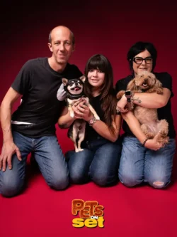 Una delle fotografie realizzate durante lo shooting Pets on Set al Novara DogShow. Foto professionale di un cane con il suo padrone durante Pets on Set al Novara DogShow