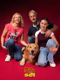 Una delle fotografie realizzate durante lo shooting Pets on Set al Novara DogShow. Foto professionale di un cane con il suo padrone durante Pets on Set al Novara DogShow